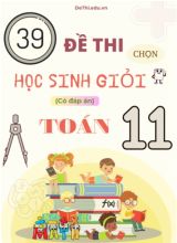 39 Đề thi chọn học sinh giỏi Toán Lớp 11 (Kèm đáp án)